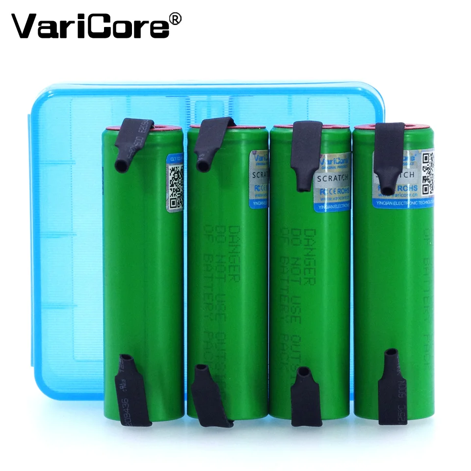 4PCS VariCore VTC6 3.7V 3000mAh 18650 Li-ion Battery 30A Discharge for US18650VTC6 Tools e-cigarette batteries+storage box
4PCS VariCore VTC6 3.7V 3000mAh 18650 Li-ion Battery 30A Discharge for US18650VTC6 Tools e-cigarette batteries+storage box