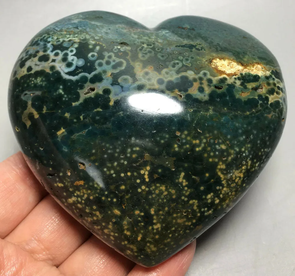 543g NATURAL OCEAN JASPER QUARTZ CRYSTAL HEART HEALING stones Mineral specimen 
543g NATURAL OCEAN JASPER QUARTZ CRYSTAL HEART HEALING stones Mineral specimen