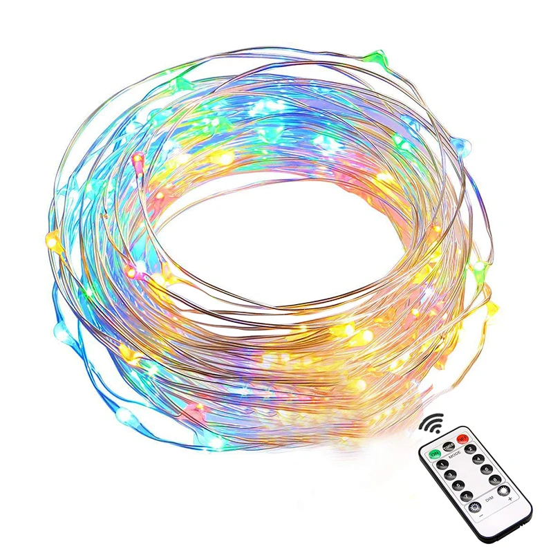 5m 50 LED USB Plug in String Lights 8 Modes Decorative Starry Light with Remote Control Timer for Party Birthday Decor
5m 50 LED USB Plug in String Lights 8 Modes Decorative Starry Light with Remote Control Timer for Party Birthday Decor