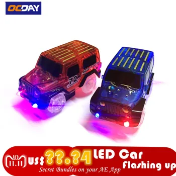 OCDAY LED light up Cars for Glow Race Track Electronic Car Toy Flashing Kid Railway Luminous Machine Track Car brinquedos
OCDAY LED light up Cars for Glow Race Track Electronic Car Toy Flashing Kid Railway Luminous Machine Track Car brinquedos
