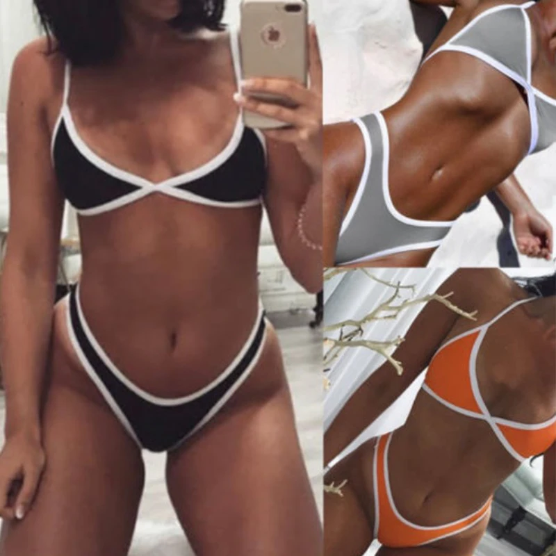 MisShow 2019 Bikini Set Multi-color Swimwear Women Sexy Beach Swimsuit Bathing Suit Thong Biquini Brazilian Maillot De Bain
MisShow 2019 Bikini Set Multi-color Swimwear Women Sexy Beach Swimsuit Bathing Suit Thong Biquini Brazilian Maillot De Bain
