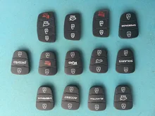 Zabeudeir para hyundai i10 i20 i30 para kia substituição 3 botões botão almofada remoto chave fob reparo(China)