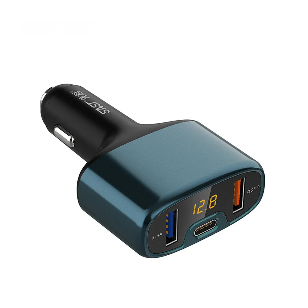 Car Bluetooth Transmitter QC3.0 Car With Voltage Digital Display Monitoring Fast Charge Charger Dual USB Charger
Car Bluetooth Transmitter QC3.0 Car With Voltage Digital Display Monitoring Fast Charge Charger Dual USB Charger