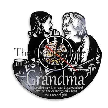 1Piece Grandma's Quote Wall Light Vintage Design Led Light Wall Clock Grandma Retro Vinyl Record Clock Decorative Clock
1Piece Grandma's Quote Wall Light Vintage Design Led Light Wall Clock Grandma Retro Vinyl Record Clock Decorative Clock