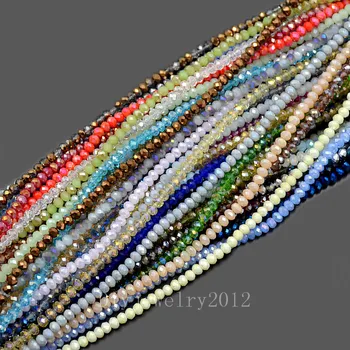 1000PCS/Lot Czech Crystal 3x4mm Faceted Rondelle Loose Glass Beads For Bracelet Necklace Top Quality Wholesale
1000PCS/Lot Czech Crystal 3x4mm Faceted Rondelle Loose Glass Beads For Bracelet Necklace Top Quality Wholesale