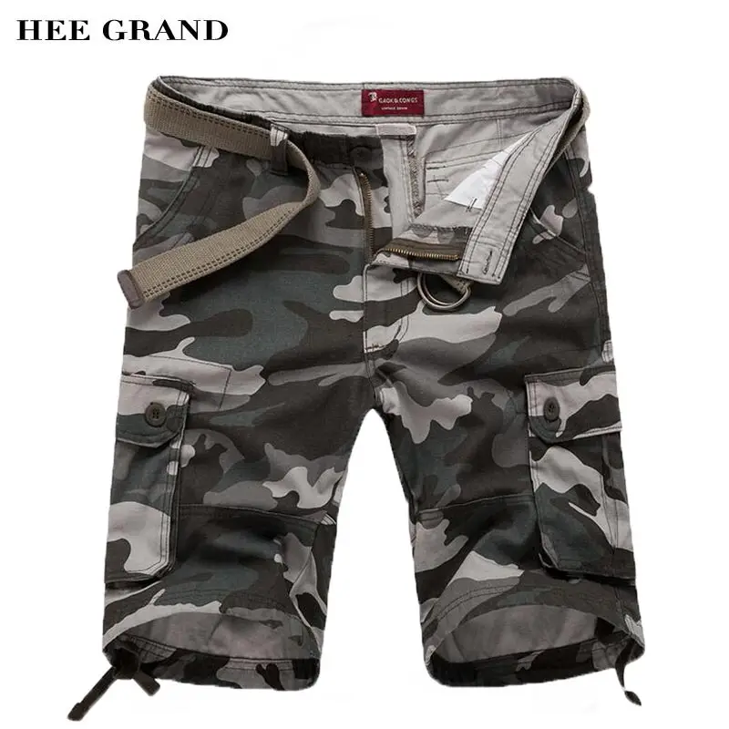 HEE GRAND Men Knee Length Shorts 2018 New Summer Whole Cotton Material Straight Shorts Military Camouflage Casual Shorts MKD333
HEE GRAND Men Knee Length Shorts 2018 New Summer Whole Cotton Material Straight Shorts Military Camouflage Casual Shorts MKD333