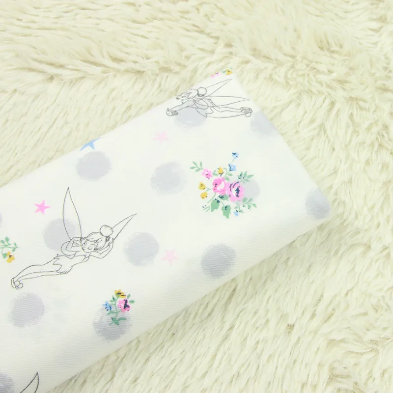 Patchwork Cotton Twill Fabric Flower Fairy Printed Twill Cotton Fabric Breathable Pure 100% Cotton Sewing Material For Baby Girl
Patchwork Cotton Twill Fabric Flower Fairy Printed Twill Cotton Fabric Breathable Pure 100% Cotton Sewing Material For Baby Girl