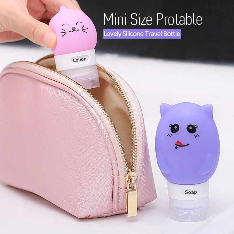 1PCS Portable Cute Cartoon Cat Onion Animal Silicone Travel Case Organizer Shampoo Shower Gel Lotion Storage Refillable Bottle
1PCS Portable Cute Cartoon Cat Onion Animal Silicone Travel Case Organizer Shampoo Shower Gel Lotion Storage Refillable Bottle
