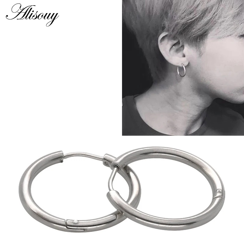 Alisouy 1 Pair 2.5mm 30mm 40mm rock hoop Earrings Lovers Circle Ear jewelry For Women Earrings Female Hip Hop Hoop Earrings
Alisouy 1 Pair 2.5mm 30mm 40mm rock hoop Earrings Lovers Circle Ear jewelry For Women Earrings Female Hip Hop Hoop Earrings