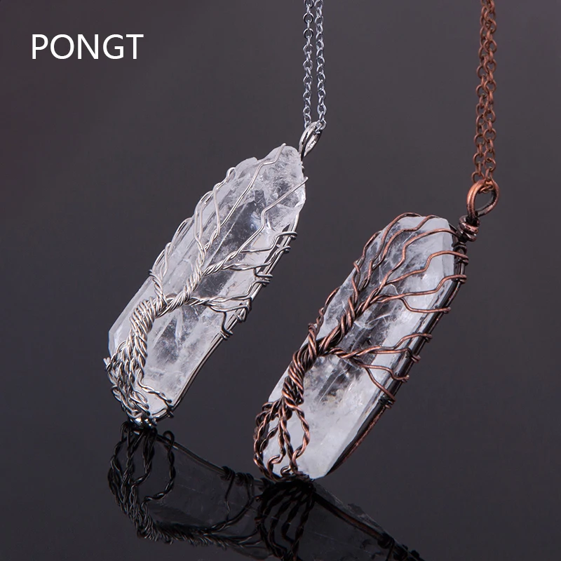 New Arrival natural stones tree of life Pendant handmade wire wrapped reiki Healing crystal Pendant quartz necklace pendulum
New Arrival natural stones tree of life Pendant handmade wire wrapped reiki Healing crystal Pendant quartz necklace pendulum