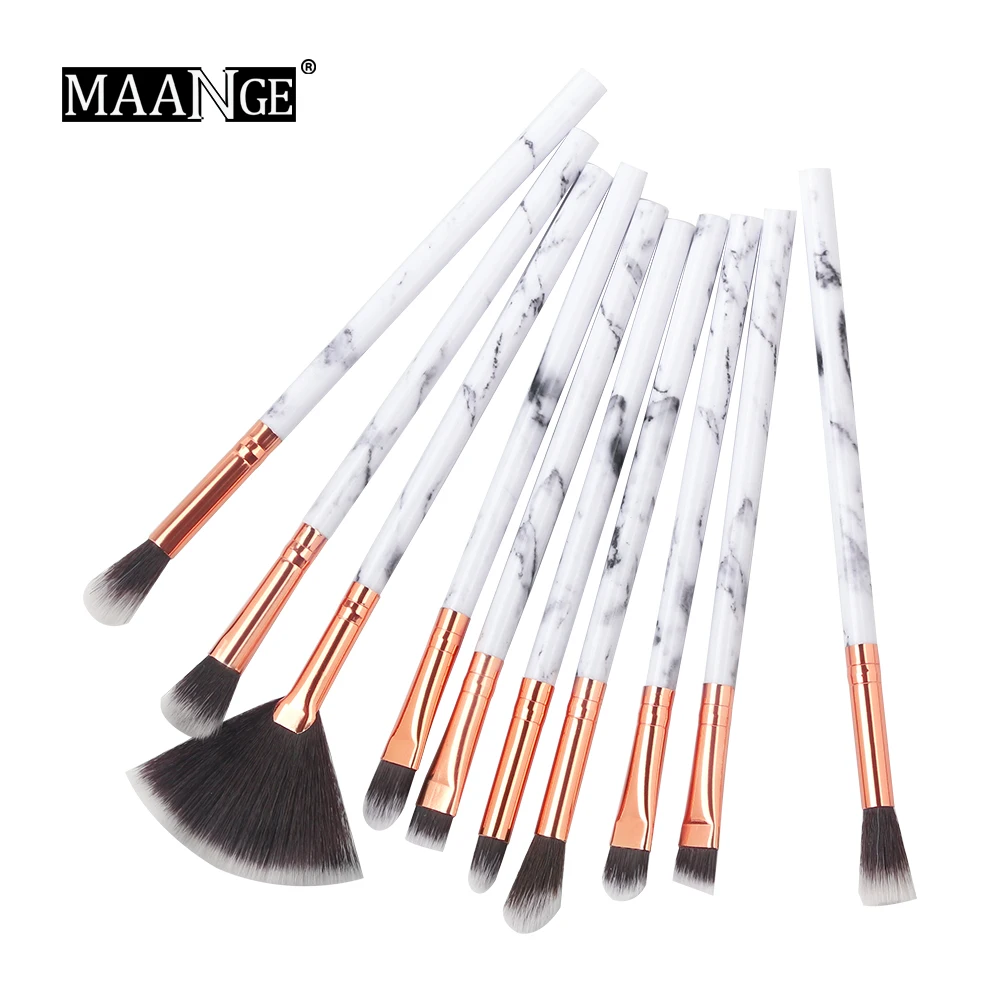 MAANGE 10Pcs/Set Marbling Makeup Brushes Kit Marble Pattern Brush Set Eye Shadow Beauty Make Up Cosmetic Tools Professional
MAANGE 10Pcs/Set Marbling Makeup Brushes Kit Marble Pattern Brush Set Eye Shadow Beauty Make Up Cosmetic Tools Professional