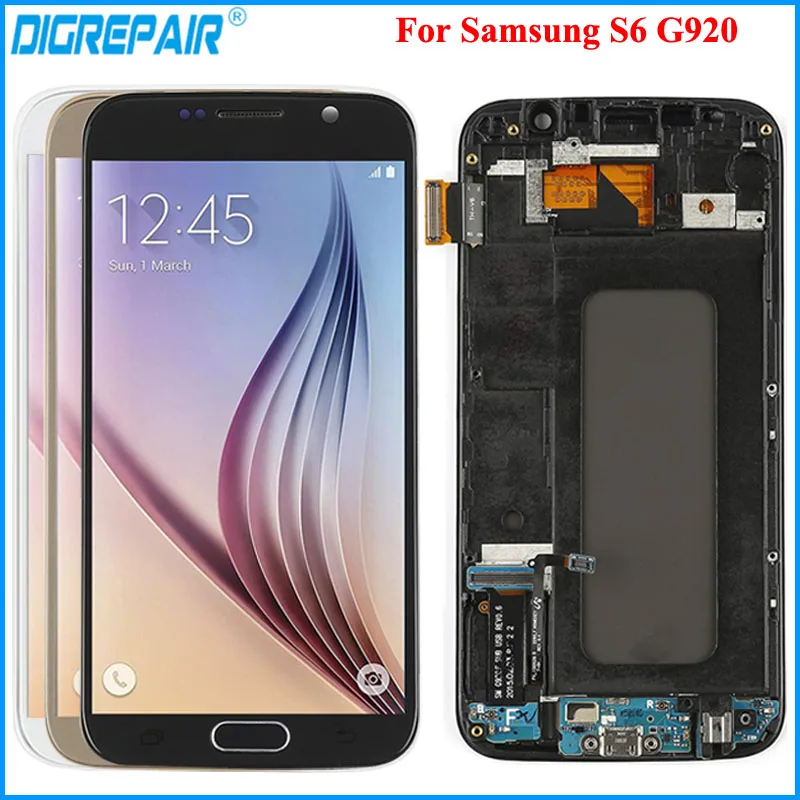 G920 LCD For SAMSUNG Galaxy S6 LCD G920 G920F LCD Display Digitizer Touch Screen With Frame Assembly For Samsung S6 G920f lcd
G920 LCD For SAMSUNG Galaxy S6 LCD G920 G920F LCD Display Digitizer Touch Screen With Frame Assembly For Samsung S6 G920f lcd