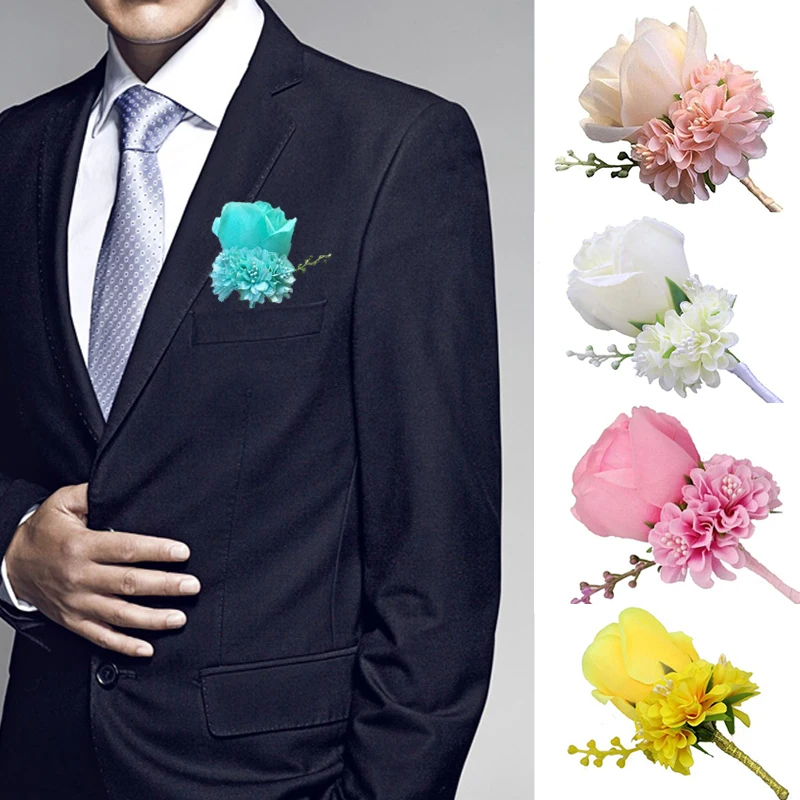 Fashion Boutonniere Groom Bride Godfather Brooch Corsage Suit Accessories Artificial Flowers Hand Wrist Wedding Ceremony Prom
Fashion Boutonniere Groom Bride Godfather Brooch Corsage Suit Accessories Artificial Flowers Hand Wrist Wedding Ceremony Prom