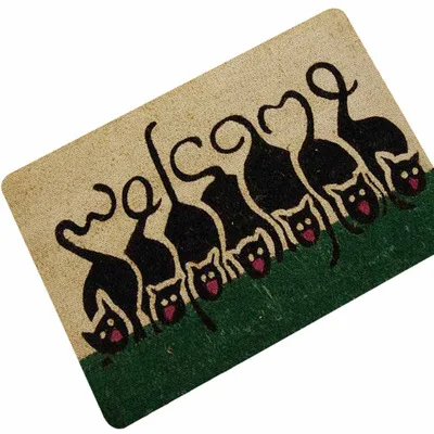 Cute Funny Cartoon Dog Cat Welcome Doormats Rubber Entrance Door Mat Non-Slip Carpet Kitchen Bedroom Rugs Floor Mats One custom
Cute Funny Cartoon Dog Cat Welcome Doormats Rubber Entrance Door Mat Non-Slip Carpet Kitchen Bedroom Rugs Floor Mats One custom