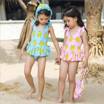 Adorable little girls swimsuit summer cartoon yellow duck printing princess jumpsuit newborn kids bathing suit children swimwear
Adorable little girls swimsuit summer cartoon yellow duck printing princess jumpsuit newborn kids bathing suit children swimwear