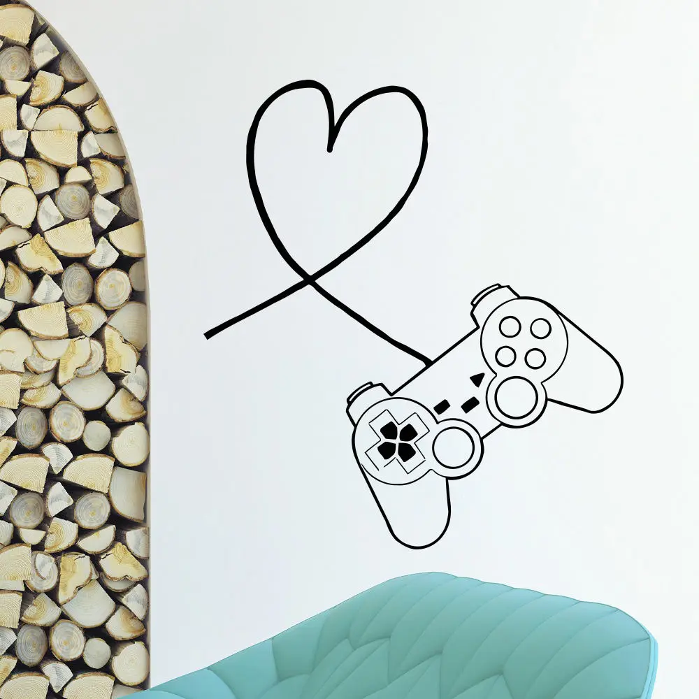Gamer Wall Decal Video Game Play Room Decoration Wall Decals Game Controller Wall Sticker Boys Room Decor Game Play Poster AY754
Gamer Wall Decal Video Game Play Room Decoration Wall Decals Game Controller Wall Sticker Boys Room Decor Game Play Poster AY754