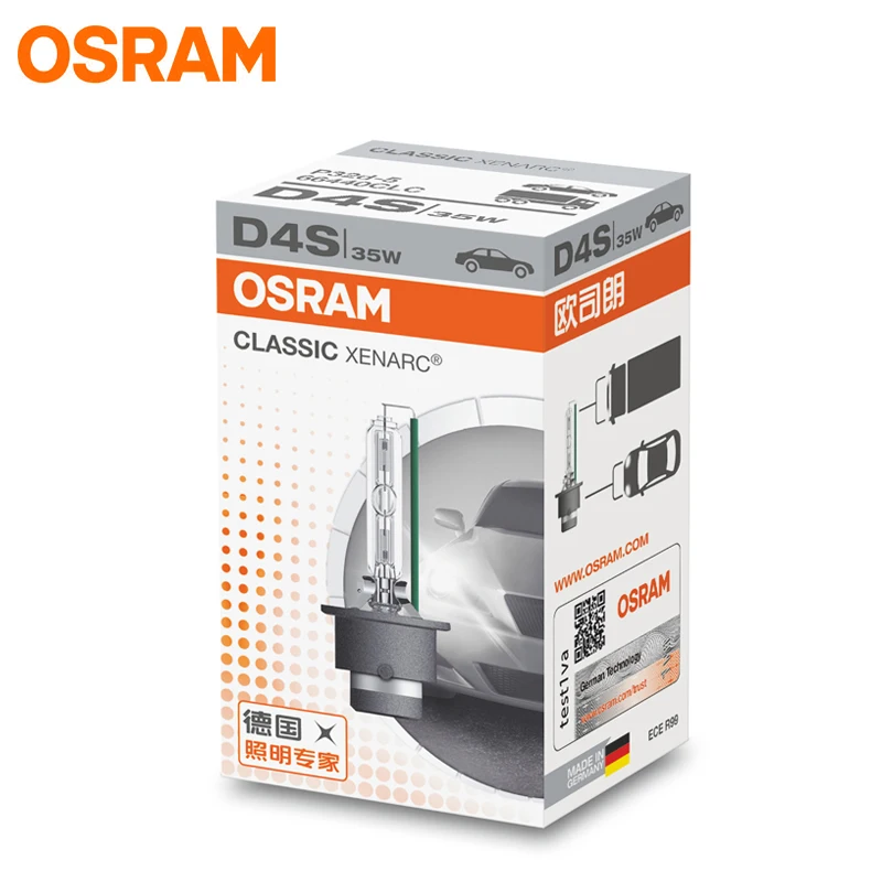 Osram Car headlights High beam Low beam lights Xenon lights Xenon lamp D4S 4200K 4300K35w D4S 66440CLC (single pack)
Osram Car headlights High beam Low beam lights Xenon lights Xenon lamp D4S 4200K 4300K35w D4S 66440CLC (single pack)