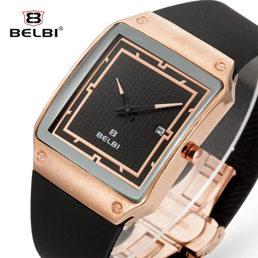 Belbi Sport Men Watch Top Brand Luxury PU Leather Quartz Watches Fashion Male Military Calendar Rectangle Wristwatch Clock 2016
Belbi Sport Men Watch Top Brand Luxury PU Leather Quartz Watches Fashion Male Military Calendar Rectangle Wristwatch Clock 2016