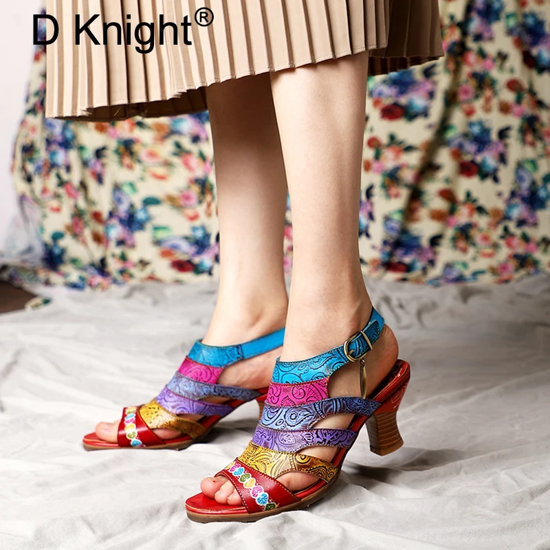 Bohemia Summer Women High Heels Sandals Handmade Mixed Colors Stripes Lady Sandal Shoes Woman Ankle Strap Female Footwear Sandal
Bohemia Summer Women High Heels Sandals Handmade Mixed Colors Stripes Lady Sandal Shoes Woman Ankle Strap Female Footwear Sandal