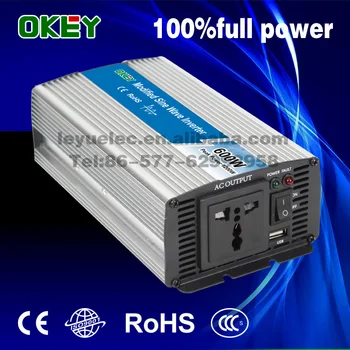 DC/AC Off grid solar system/car Modified sine wave OPIM-0600W 12VDC 220VAC single phase power inverter
DC/AC Off grid solar system/car Modified sine wave OPIM-0600W 12VDC 220VAC single phase power inverter