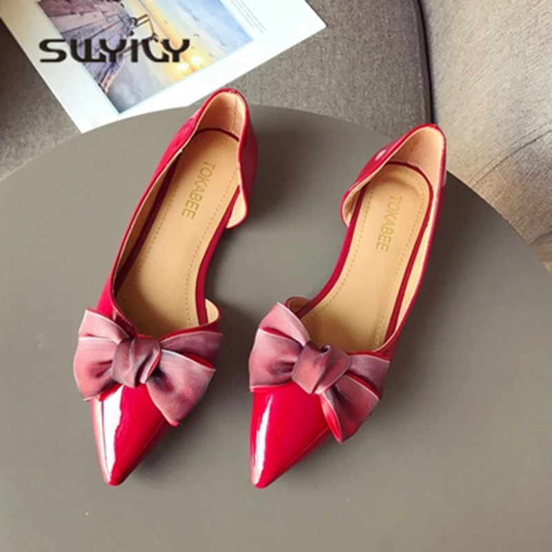 SWYIVY Womens Shoes Flatform Flat Loafers Leather 2019 Spring Shoes Casual Lady Bow Slip On Shoes Pointed Toe Flats For Women
SWYIVY Womens Shoes Flatform Flat Loafers Leather 2019 Spring Shoes Casual Lady Bow Slip On Shoes Pointed Toe Flats For Women