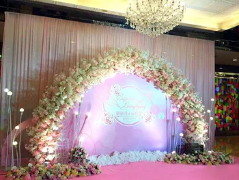 4M Width Bridal Arch Frame Background Wedding Metal Round Backdrop Stand Cherry Blossom Flower Door Party Props
4M Width Bridal Arch Frame Background Wedding Metal Round Backdrop Stand Cherry Blossom Flower Door Party Props