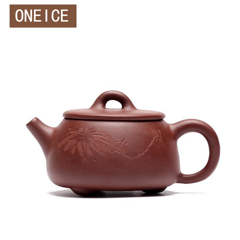 Hand made Big mouth Stone scoop pot purple mud Tea set teapots Author Zhou ting 170ML Chinese Yixing Teaware Teapots
Hand made Big mouth Stone scoop pot purple mud Tea set teapots Author Zhou ting 170ML Chinese Yixing Teaware Teapots