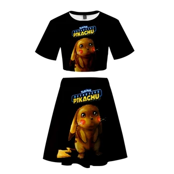Pokemon Detective Pikachu 3D Printed Women two Piece Set Fashion Summer Short Sleeve Crop Top+Skirt Casual Streetwear Clothes
Pokemon Detective Pikachu 3D Printed Women two Piece Set Fashion Summer Short Sleeve Crop Top+Skirt Casual Streetwear Clothes