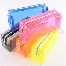 New transparent Plastic Pen Case Pencil Bag Holder Storage Pouch Cosmetic Makeup Bag Pouch Stationery Pencil Case
New transparent Plastic Pen Case Pencil Bag Holder Storage Pouch Cosmetic Makeup Bag Pouch Stationery Pencil Case