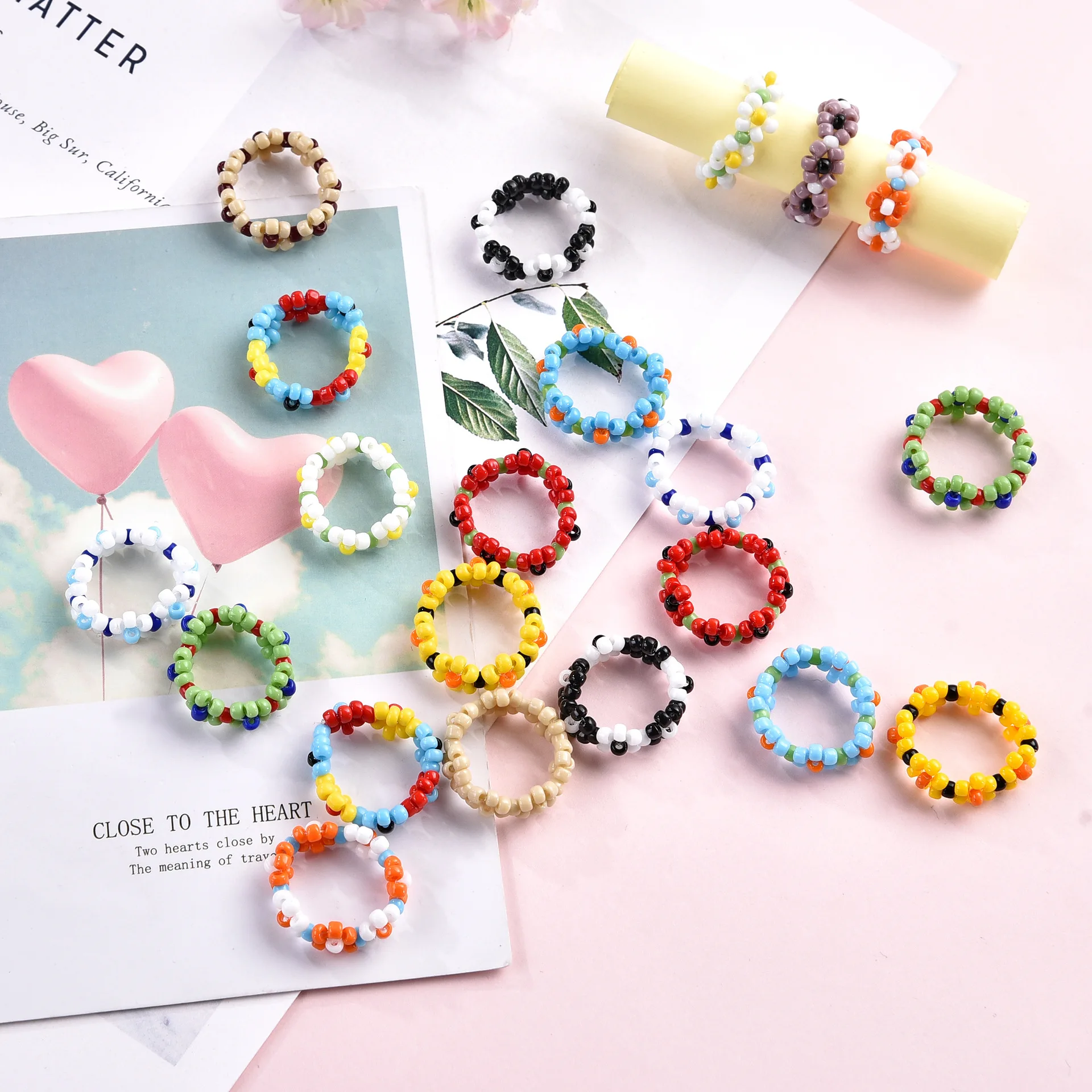 2019 Korea Chic Colorful Resin Ring Hand Made Weaving Hit Color Beads Rings For Women Girls
2019 Korea Chic Colorful Resin Ring Hand Made Weaving Hit Color Beads Rings For Women Girls