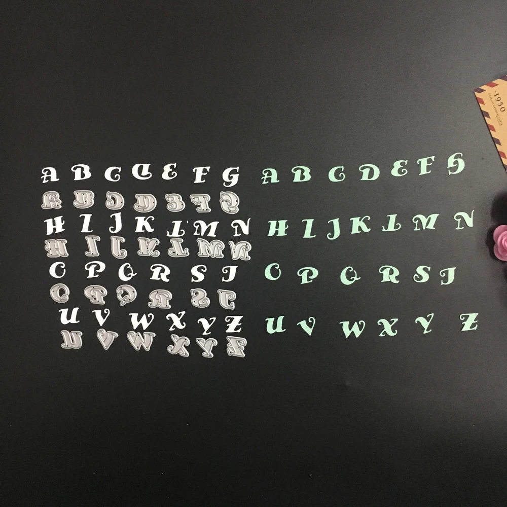 26pcs/Set Metal Steel Alphabet Letter A-Z Cutting Dies Stencils DIY Scrapbooking Photo Album Paper Card Decorative Craft
26pcs/Set Metal Steel Alphabet Letter A-Z Cutting Dies Stencils DIY Scrapbooking Photo Album Paper Card Decorative Craft