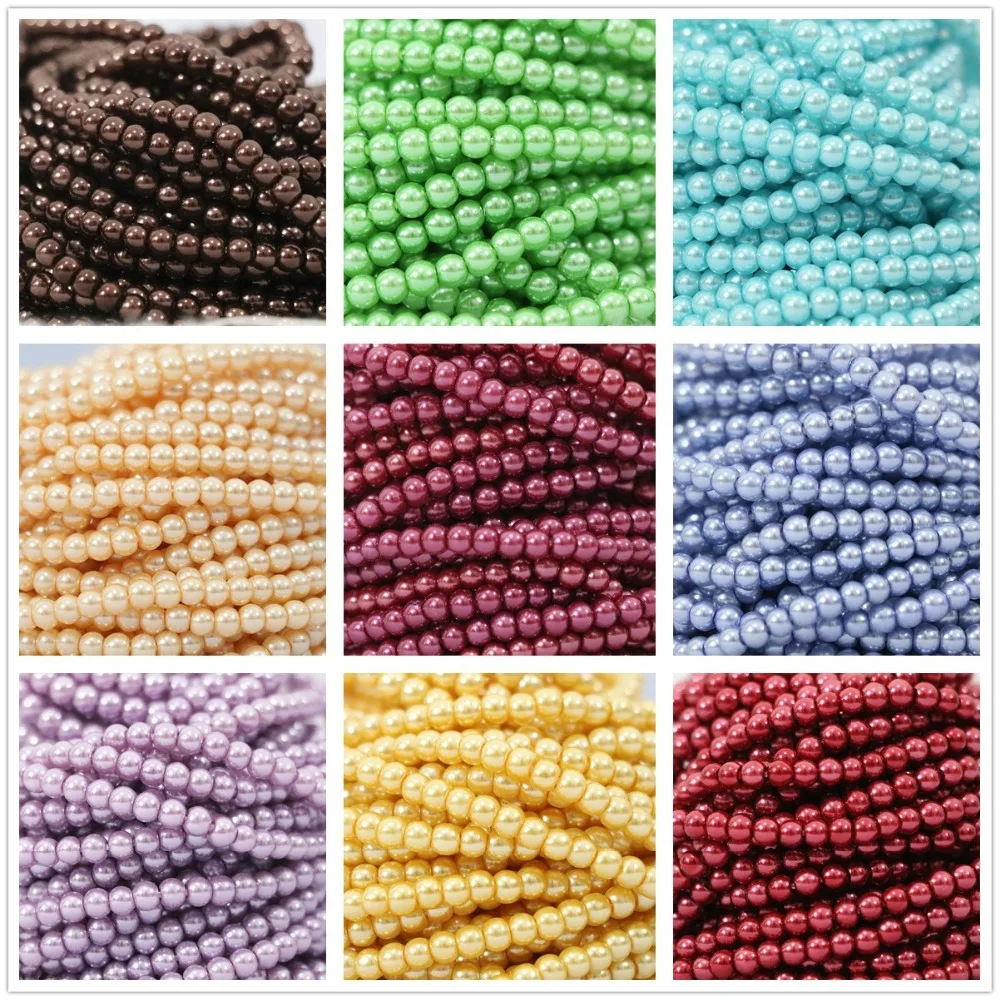 Beautiful multicolor shell simulated-pearl 3mm round loose beads fashion diy charms women girls jewelry making 15"B1185
Beautiful multicolor shell simulated-pearl 3mm round loose beads fashion diy charms women girls jewelry making 15"B1185