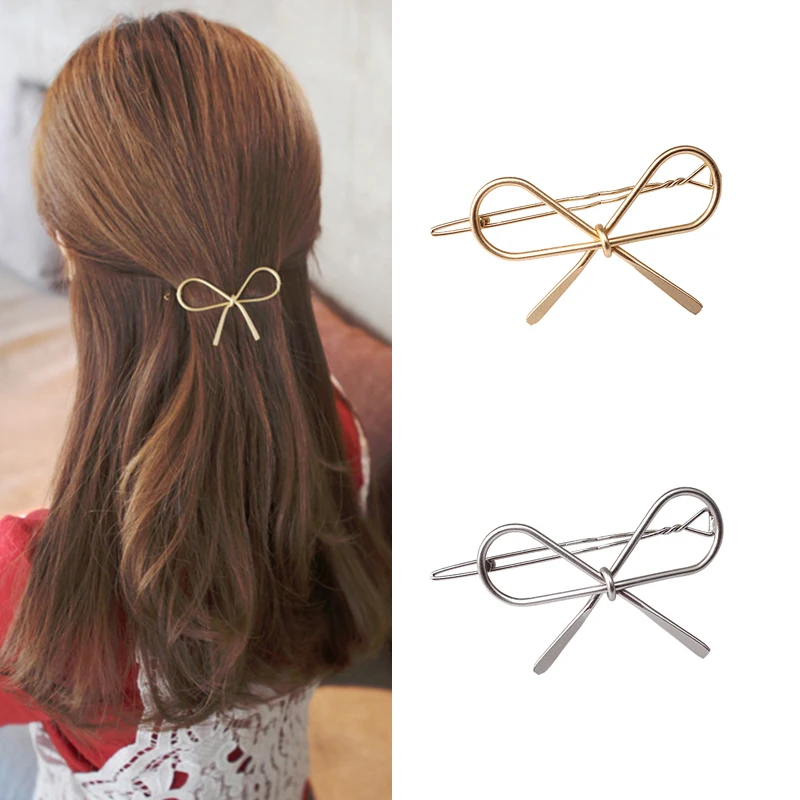 M MISM Hot Sale Women Solid Bow-knot Alloy Hair Clips Simple Bang Hairgrips High Quality Fashion Girls Hair Holders Accessories
M MISM Hot Sale Women Solid Bow-knot Alloy Hair Clips Simple Bang Hairgrips High Quality Fashion Girls Hair Holders Accessories