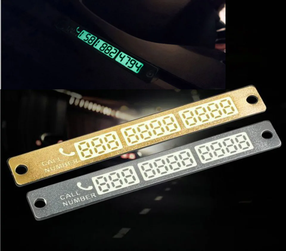 Creative Custom Car Luminous Car Temporary Parking Card Phone Number Card Mobile Phone Number Card Message Card
Creative Custom Car Luminous Car Temporary Parking Card Phone Number Card Mobile Phone Number Card Message Card