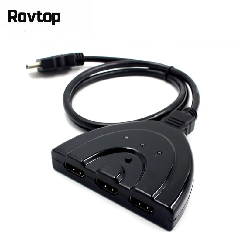 Mini 3 Port HDMI Splitter Adapter Cable 1.4b 4K*2K 1080P Switcher HDMI Switch 3 in 1 out Port Hub for HDTV Xbox PS3 PS4
Mini 3 Port HDMI Splitter Adapter Cable 1.4b 4K*2K 1080P Switcher HDMI Switch 3 in 1 out Port Hub for HDTV Xbox PS3 PS4