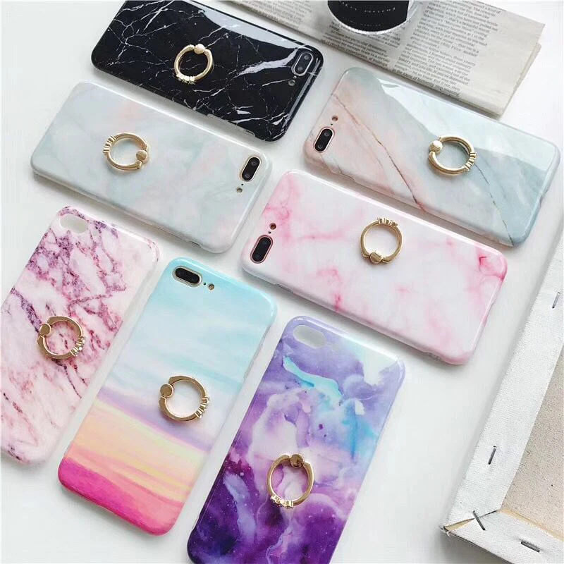 LACK Candy Color Marble Phone Case For iphone XS Max X XR 8 7 6 S Plus Cover Luxury Diamond Ring Stand Cases Fashion IMD Capa
LACK Candy Color Marble Phone Case For iphone XS Max X XR 8 7 6 S Plus Cover Luxury Diamond Ring Stand Cases Fashion IMD Capa
