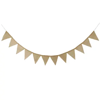 Bunting Hessian Burlap Elegant Jute Pennant Flag Banner Garland Photo Booth Props Photobooth Birthday Party Wedding Decoration
Bunting Hessian Burlap Elegant Jute Pennant Flag Banner Garland Photo Booth Props Photobooth Birthday Party Wedding Decoration