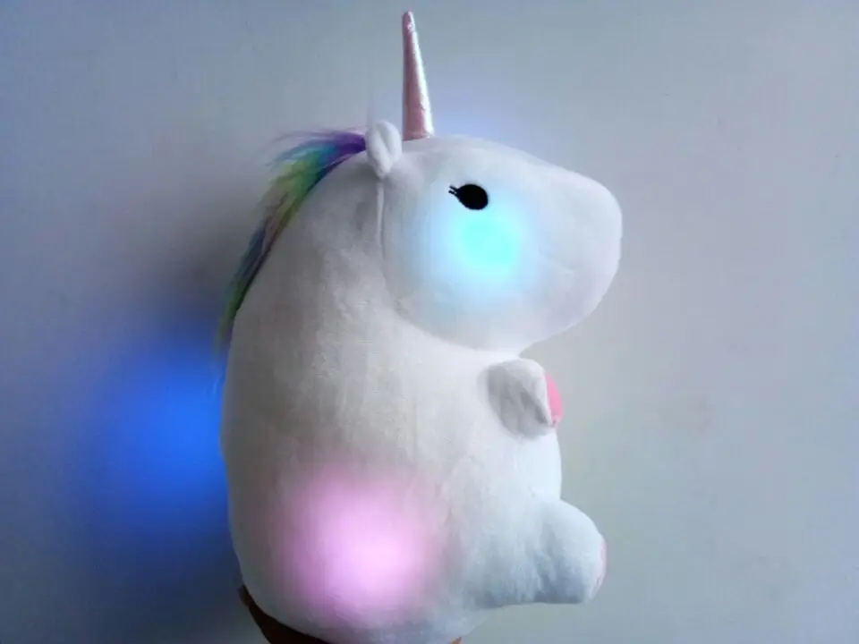light up unicorn plush