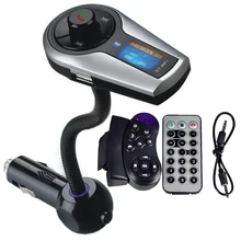 Bluetooth Car Kit MP3 Player FM Transmitter Handsfree LCD Screen Modulator USB SD for iPhone 6 5 for Samsung
Bluetooth Car Kit MP3 Player FM Transmitter Handsfree LCD Screen Modulator USB SD for iPhone 6 5 for Samsung