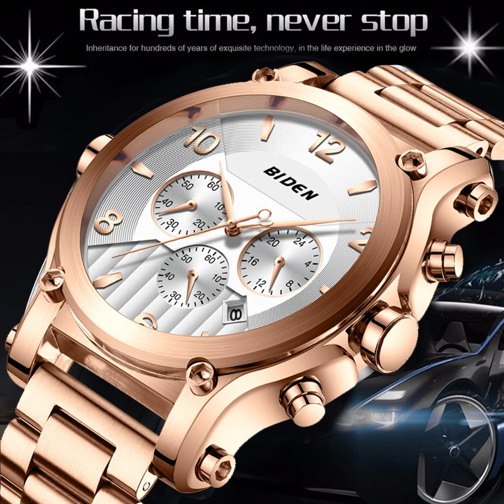 Relogio Masculino BIDEN Luxury Top Brand Famous Wristwatch Quartz Watch Men Sport Male Clock Wrist Watch Watch Auto Date 2019
Relogio Masculino BIDEN Luxury Top Brand Famous Wristwatch Quartz Watch Men Sport Male Clock Wrist Watch Watch Auto Date 2019