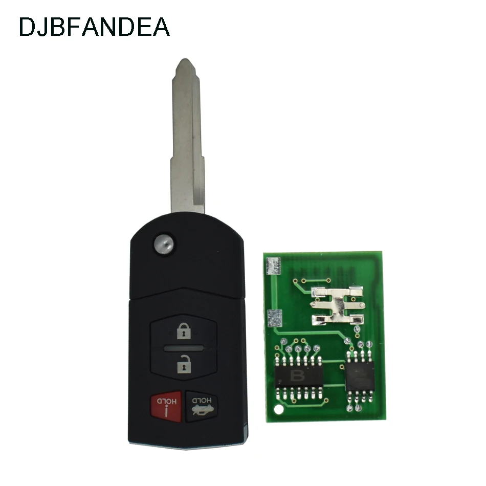 DJBFANDEA 4 Buttons 315MHZ Car Remote Key for Mazda MX-5 Miata Mazda 3 Mazda 6 2010 2011 2012 2013 with ID63 Chip 80Bits
DJBFANDEA 4 Buttons 315MHZ Car Remote Key for Mazda MX-5 Miata Mazda 3 Mazda 6 2010 2011 2012 2013 with ID63 Chip 80Bits