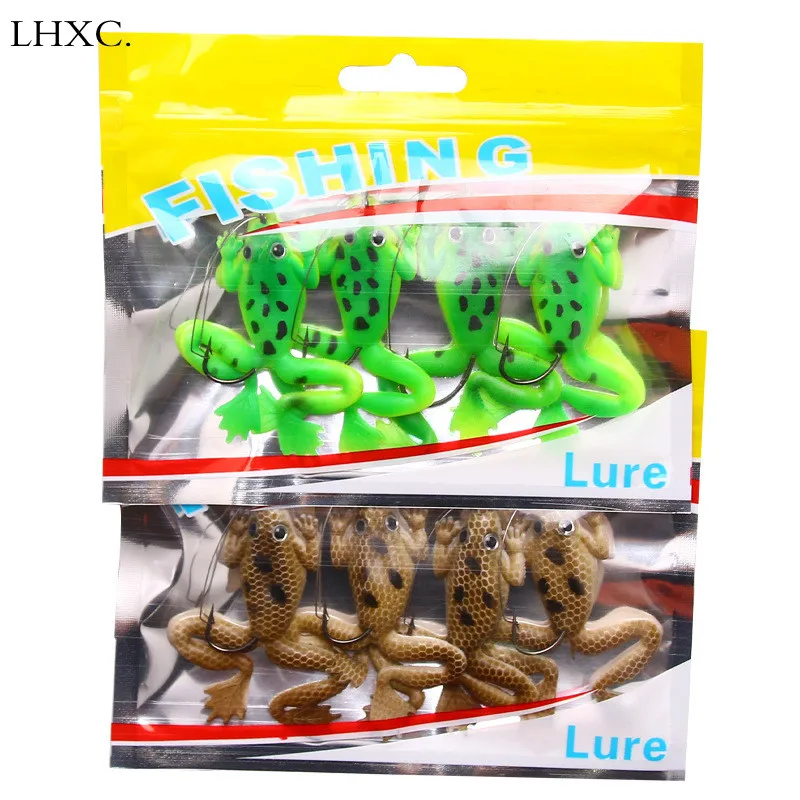 4 Pieces 6cm/5.2g Frog Fishing Lure Artificial Fishing Silicone Bait with Hook Soft Fishing Frog Lures Fishing Tackle Wholesale
4 Pieces 6cm/5.2g Frog Fishing Lure Artificial Fishing Silicone Bait with Hook Soft Fishing Frog Lures Fishing Tackle Wholesale