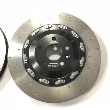 Jekit 2 x 355*28mm full floating brake discs with crescent curve grooves and black bell
Jekit 2 x 355*28mm full floating brake discs with crescent curve grooves and black bell