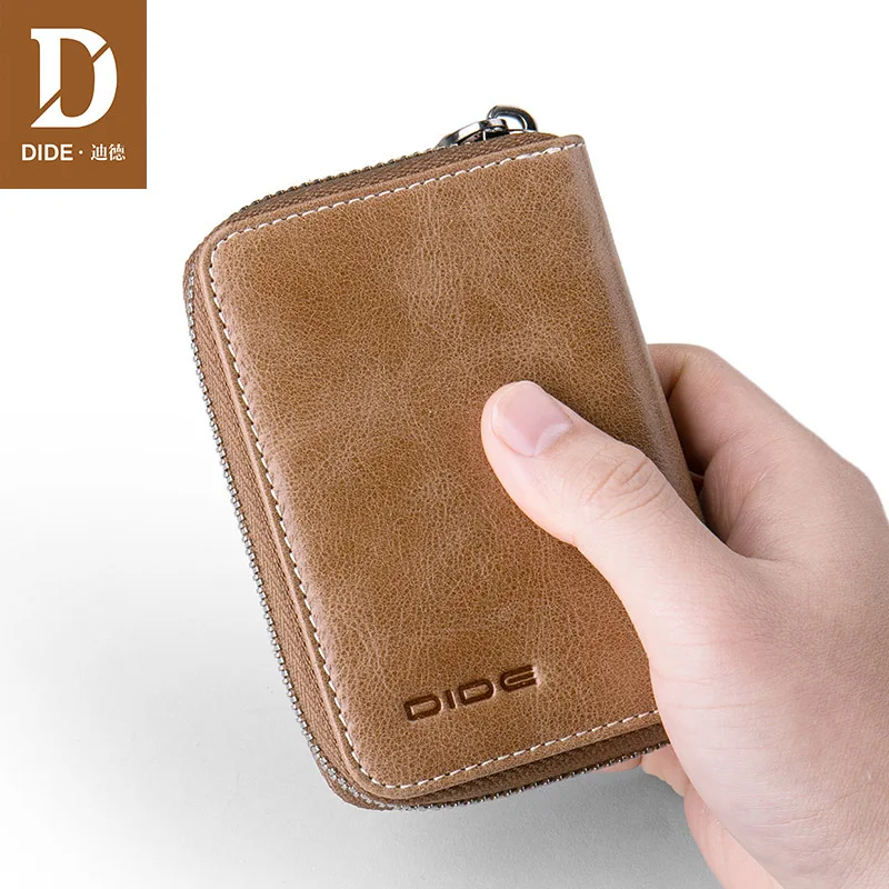 DIDE Large capacity Small Genuine Leather Wallet Men Coin purse wallet woman card wallet for credit cards
DIDE Large capacity Small Genuine Leather Wallet Men Coin purse wallet woman card wallet for credit cards