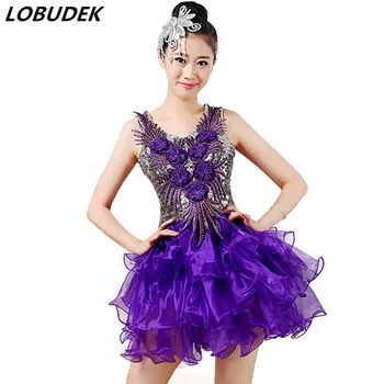 Lady Dancer Modern dancing performance Costume Prom Festival female singer group Jazz show stage wear Sexy slim sequins dress
Lady Dancer Modern dancing performance Costume Prom Festival female singer group Jazz show stage wear Sexy slim sequins dress