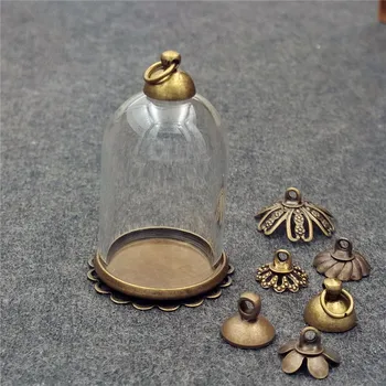 20sets 30x20mm glass tube with 20mm bronze base and cap set no filler glass bottle vial pendant glass necklace charm
20sets 30x20mm glass tube with 20mm bronze base and cap set no filler glass bottle vial pendant glass necklace charm