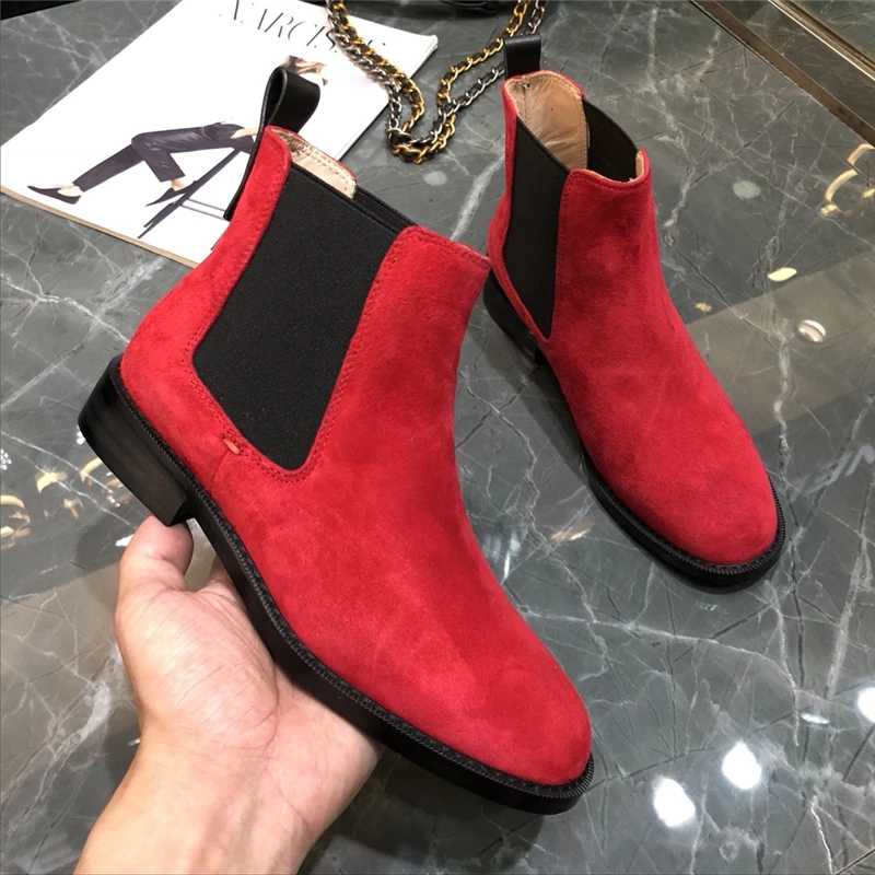 2018 Genuine Leather Women Chelsea Boots Brand Winter Warm Short Ankle Boots Plus Size Platform Single Flats Martin Shoes Woman
2018 Genuine Leather Women Chelsea Boots Brand Winter Warm Short Ankle Boots Plus Size Platform Single Flats Martin Shoes Woman