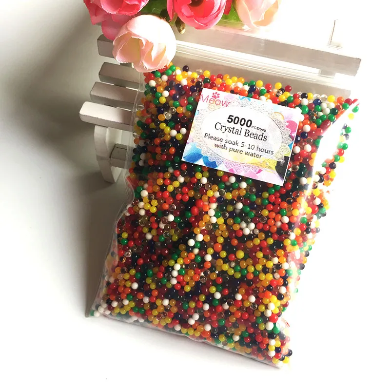 5000 Pcs 2.5-3mm 12 Colors Hydrogel Gel Kids Toy Paintball Growing Water Ball Water Beads Home Vase Decoration Crystal Soil Mud
5000 Pcs 2.5-3mm 12 Colors Hydrogel Gel Kids Toy Paintball Growing Water Ball Water Beads Home Vase Decoration Crystal Soil Mud