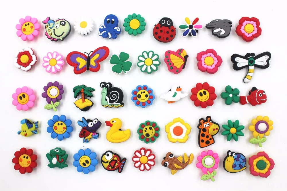 44 Pcs PVC Flower Animal Bird Fish Flying Birds Shoe accessories Shoe Charms for Croc Bracelet Wristband Kid Gift
44 Pcs PVC Flower Animal Bird Fish Flying Birds Shoe accessories Shoe Charms for Croc Bracelet Wristband Kid Gift