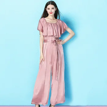 Nordic wind 2019 summer new temperament boat neck ruffled jumpsuit summer women casual loose thin wild jumpsuit women NW19B6171
Nordic wind 2019 summer new temperament boat neck ruffled jumpsuit summer women casual loose thin wild jumpsuit women NW19B6171